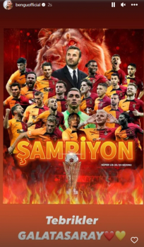 Galatasaraylı Ünlüler Şampiyonluğu Böyle Kutladılar