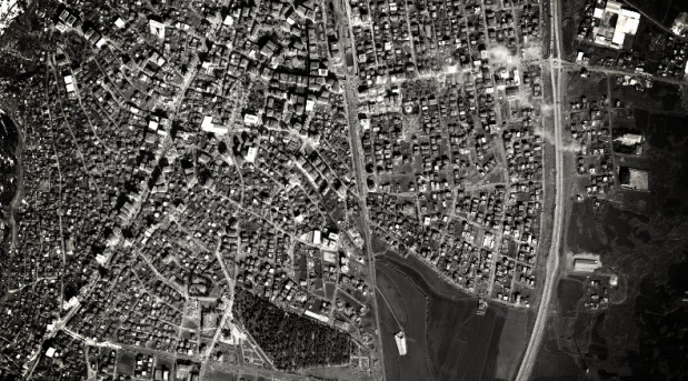 Kahramanmaraş merkezli depremlerin yarattığı yıkım uydudan görüntülendi
