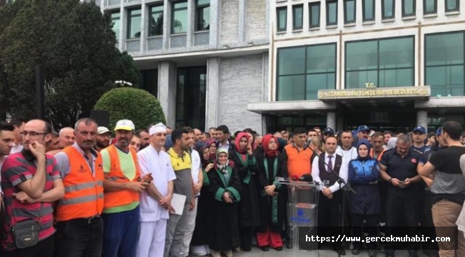 Böylesi görülmedi; İBB personeli aday karşıtı eylem düzenledi