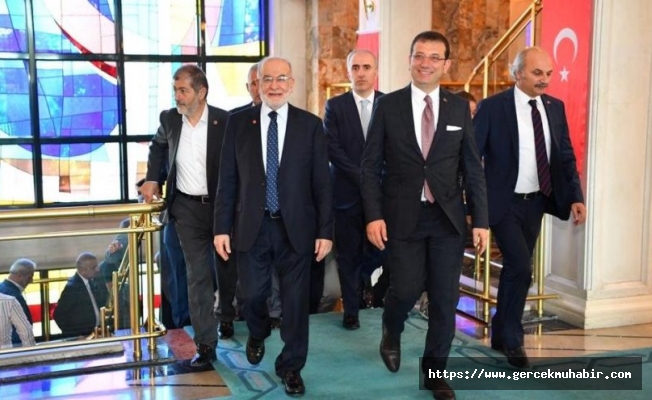 Karamollaoğlu’ndan İmamoğlu’na tebrik ziyareti
