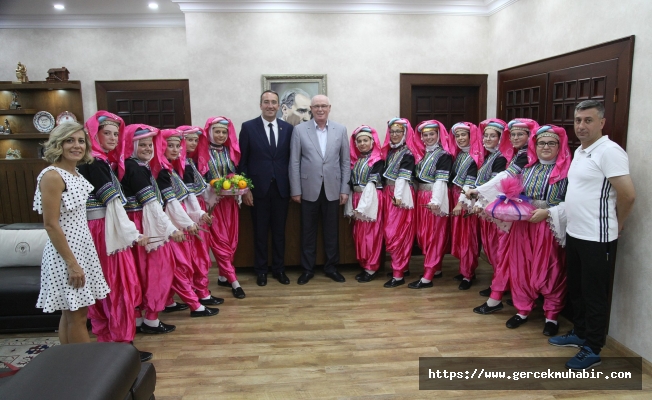 Ahmetbey Belediye Başkanı Mustafa Altıntaş’tan Kazım Kurt’a ziyaret
