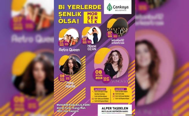 ÇANKAYA'DA MOR ŞENLİK 7 EYLÜL'DE BAŞLIYOR