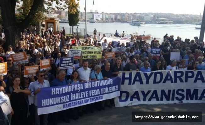 “Hiçbir aldatmacaya yer yok, Haydarpaşa ve Sirkeci ihaleleri iptal edilsin!”