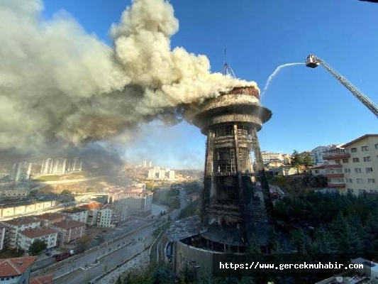 Ankara Mamak'taki Ali Kuşçu Gökbilim Merkezi'nde yangın