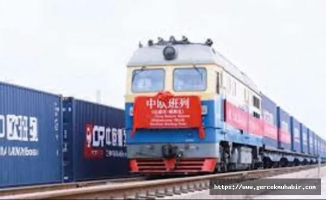 Çin'den Avrupa'ya giden tren Ankara'ya ulaştı