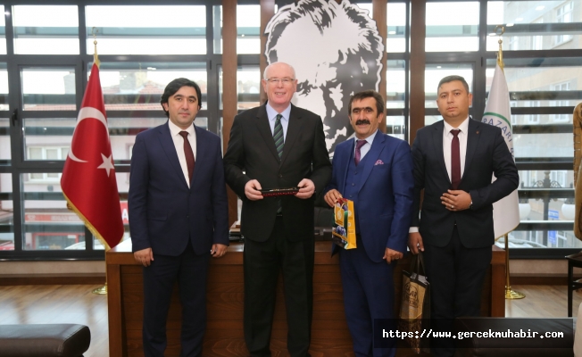 Mecitözü Belediye Başkanı Veli Aylar Kazım Kurt’u ziyaret etti