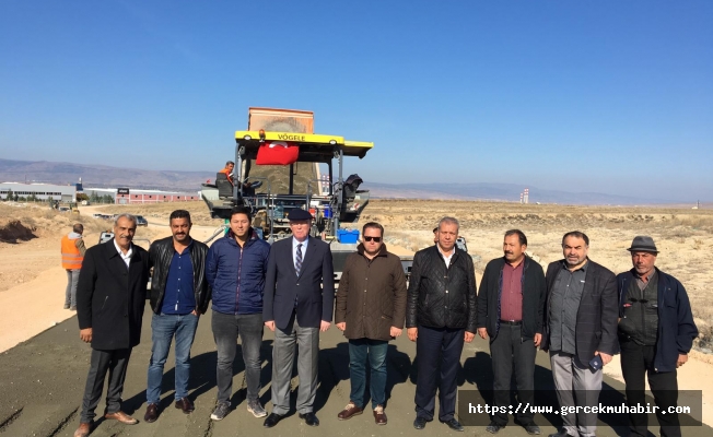 Odunpazarı’ndan beton yol uygulaması