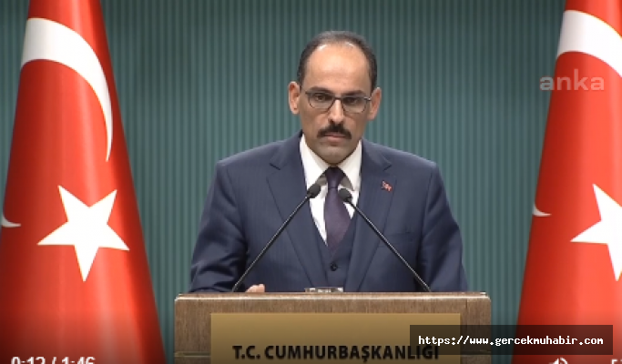 Kalın: Kıyıklık Büyüğümüzdür, Davutoğlu'na Ziyaret Kendi Girişimidir