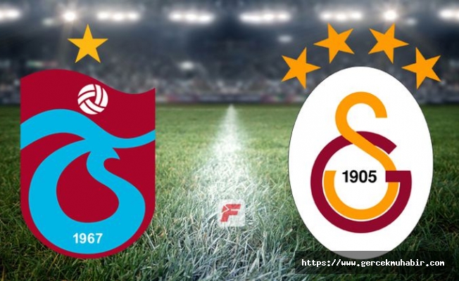 Trabzonspor - Galatasaray maçında ilk 11'ler belli oldu