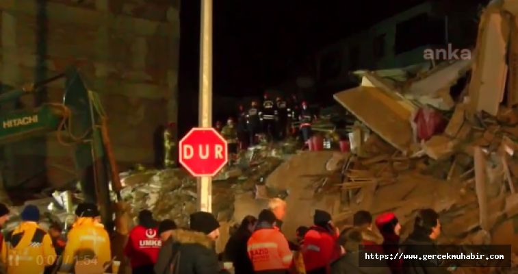 5,1'lik artçı sarsıntı kameralara böyle yansıdı