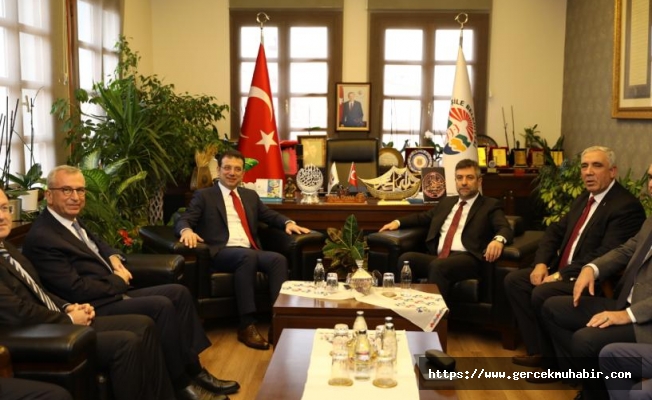 İmamoğlu: ilçe belediyelerle eşgüdümlü projeler üretmek istiyoruz