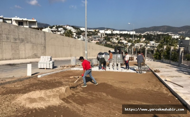 Bodrum'da Sokak ve Caddelerde Bakım Çalışmaları Aralıksız Sürüyor