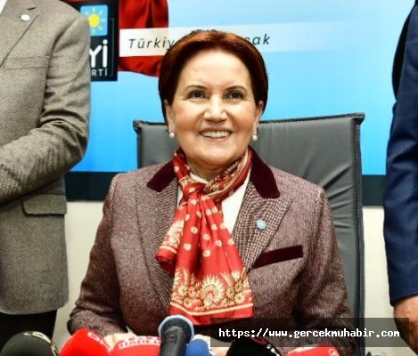 Akşener: Damat Beyin tahmininden çok daha derin bir ekonomik kriz var