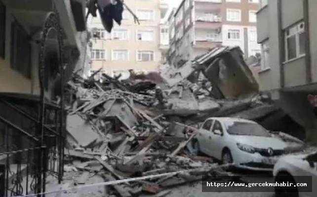 İstanbul Bahçelievler'de Bina Çöktü!