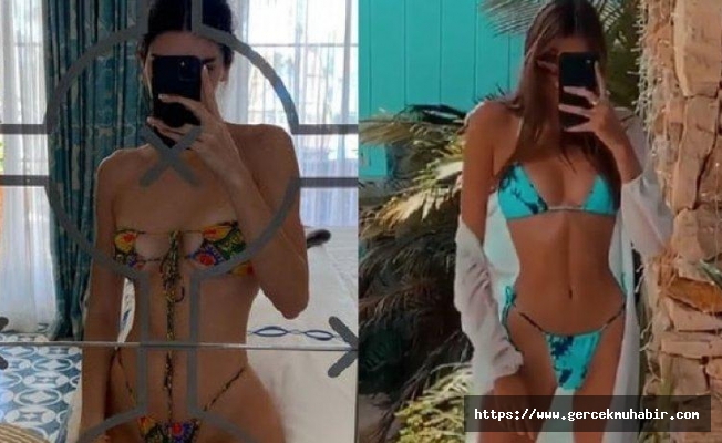 Miss Turkey Şevval’den Kendall pozu!