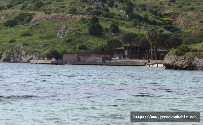 BODRUM'DA HASSAS KORUNACAK ALAN "KÜDÜR YARIMADASI"NDA SON YIKIM BAŞLADI