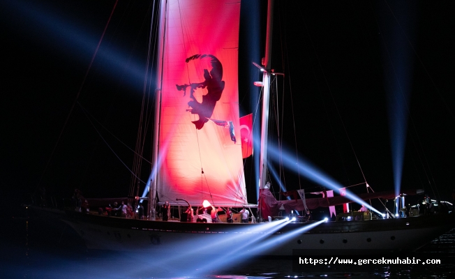 19 MAYIS AREFESİNDE BODRUM'DA GÖRSEL ŞÖLEN