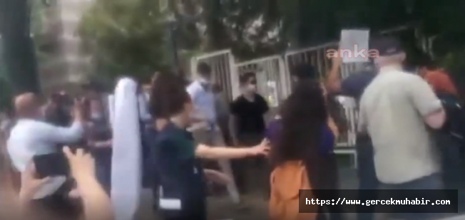 ABD Büyükelçiliği Önündeki Eyleme Polis Müdahalesi