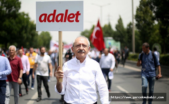 CHP Lideri Kılıçdaroğlu: Bugünkü koşullarda Adalet Yürüyüşü'nü yanlış buluyorum