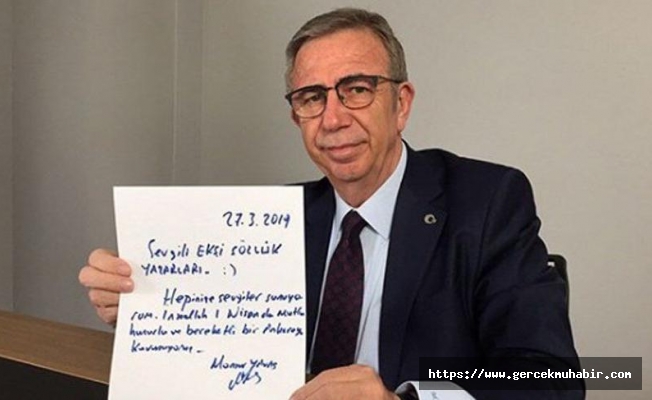 Mansur Yavaş Ekşi Sözlük yazarı oldu