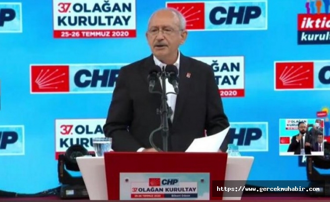 Kılıçdaroğlu CHP'nin 37. Olağan Kurultayı'nda Konuşuyor