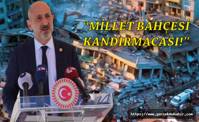 CHP Genel Başkan Yardımcısı Ali Öztunç: "Gerçek Depremdir, Kanal İstanbul Değil!"