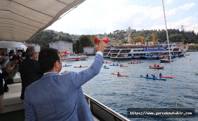 İmamoğlu: ''Dünyada iki kıtayı birleştiren başka bir yarış yok''