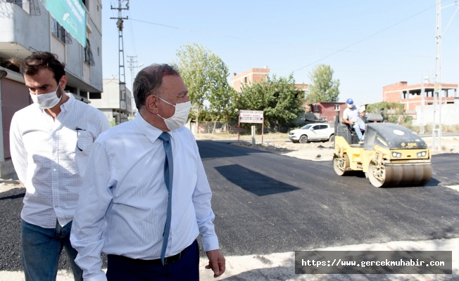 Başkan Akay’dan asfalt denetimi