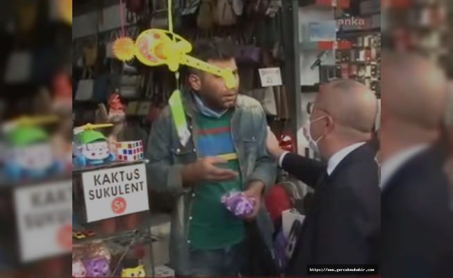 Vali'nin maske takmadığı için azarladığı Esnaf: 3 aydır kiramı ödeyemiyorum