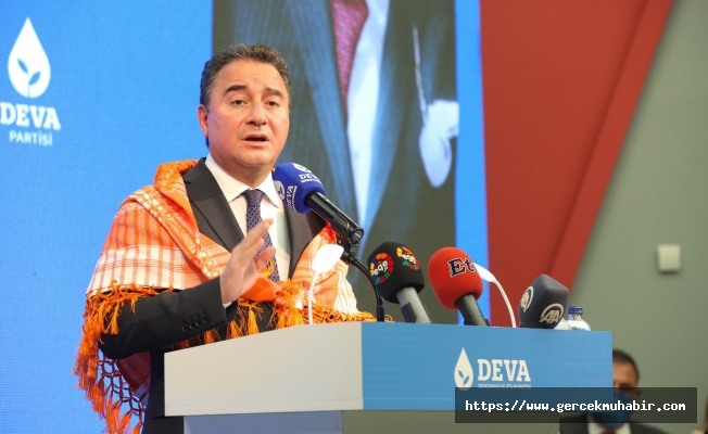 Babacan: "“Topyekün bir siyasi revizyon olmadan, iktidar topyekün değişmeden çözüm artık imkansız"