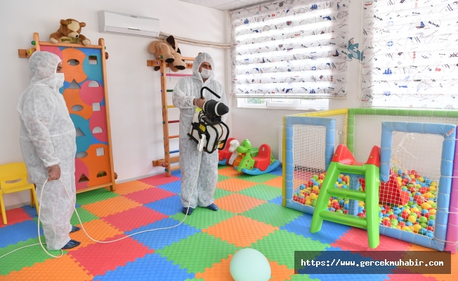 Konyaaltı’nda dezenfekte çalışmaları sürüyor