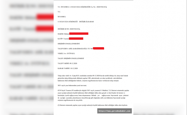 Bakan Karaismailoğlu şikayet etti, Meclis'teki soru önergesiyle haberine erişim engeli getirildi