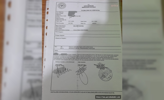 Koronayı atlatan oksijen tüpüne bağlı hastanın elektriğini kestiler