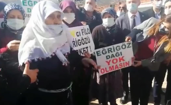 Altın madenine karşı Simavlı köylüden Erdoğan'a: "Tayyare ile inmesini istiyorum. Bu 300 hane nasıl atacak ona oy?”