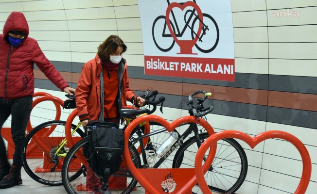 İBB, metro istasyonlarına "bisiklet parkları" kuracak