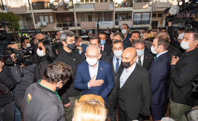 Kılıçdaroğlu, İzmir’de sel mağdurlarını ziyaret etti, moral verdi