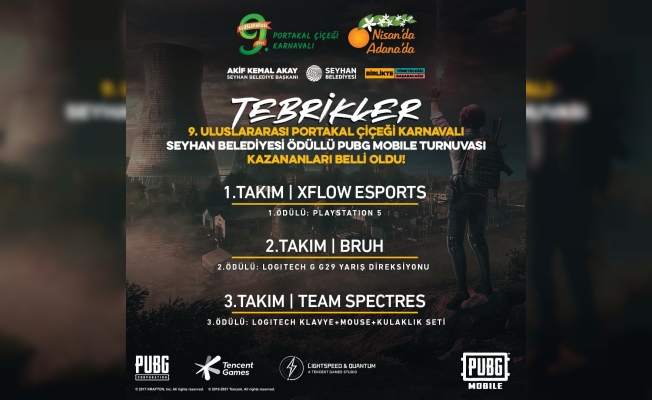 SEYHAN BELEDİYESİ PUBG TURNUVASI’NDA ŞAMPİYON ‘XFLOW ESPORTS’ OLDU