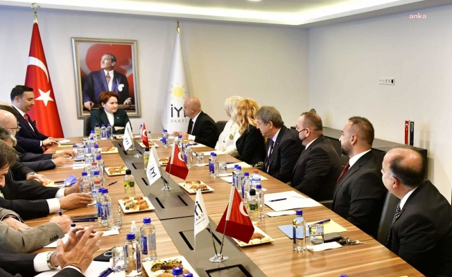 Akşener EDDP heyetini kabul etti