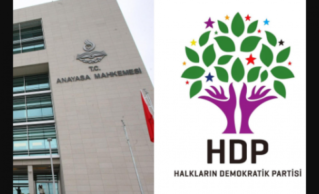 HDP'nin kapatılmasına ilişkin davada yeni gelişme; AYM iddianameyi kabul etti