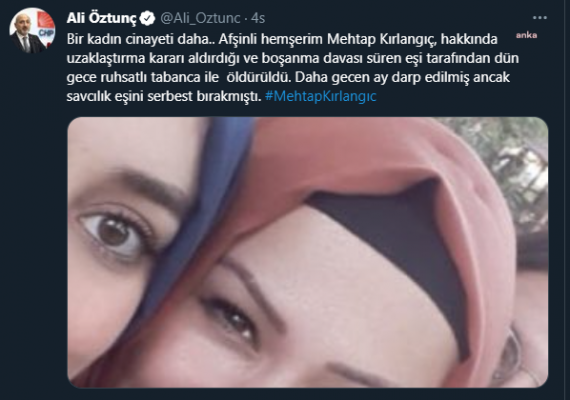 Kahramanmaraş'ta bir kadın, boşanma sürecinde olduğu erkek tarafından katledildi