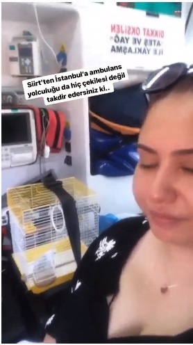 Siirt'te PCR testi pozitif çıkan genel cerrah, karantinada tutulmak yerine ambulansla İstanbul'a gönderildi