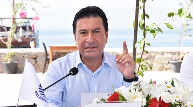 Başkan Aras'tan Ağaoğlu'na: "Projenize de Bodrum markamızı kullanmanıza da karşıyız"