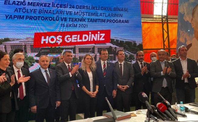İmamoğlu, Elazığ'da: “Ülkemizin her konuda kaynak sorunu olabilir, ama eğitimde bunları düşünmemeliyiz"
