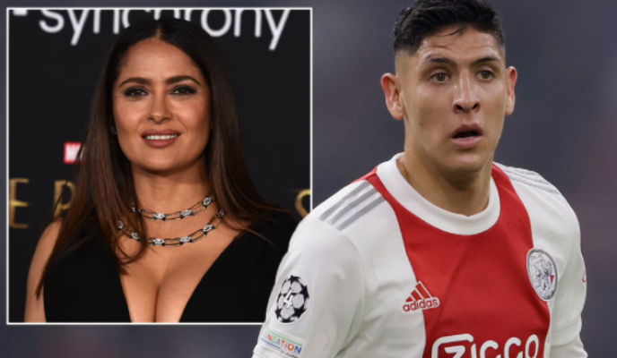 Salma Hayek, Edson Alvarez'i ikna edememiş