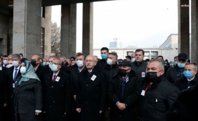 Kılıçdaroğlu, Millet Partisi Genel Başkanı Edibali İçin TBMM'de Düzenlenen Cenaze Törenine Katıldı