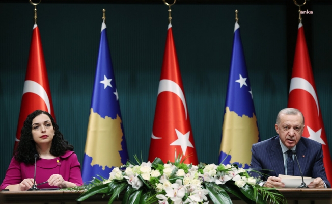 Erdoğan'dan "AB üyeliği" açıklaması: "Ukrayna ile ilgili gösterdiğiniz hassasiyeti, lütfen Türkiye için de gösterin. Yoksa saldırdığı zaman mı Türkiye’yi gündeme alacaksınız?"