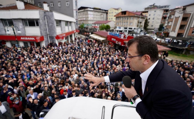 İmamoğlu: "Milletin sözüyle İstanbul’u yönettiğimiz için çıldırıyorlar"