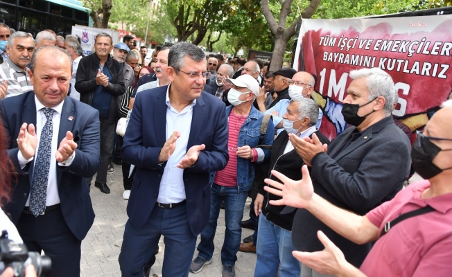 Özgür Özel: Toplumun tüm alanlarında hissedilen tüm adaletsizlikleri omuz omuza aşacağız