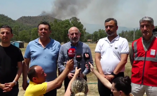 Ali Öztunç: "Yangın saraya dayanınca helikopterler, uçaklar devreye alındı"