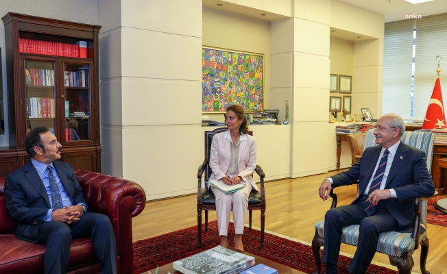 Kılıçdaroğlu, Katar’ın Türkiye Büyükelçisi Al Thani'yi kabul etti